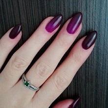 jesienny manicure