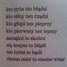 kto pyta nie błądzi 