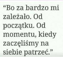 Za bardzo. . .