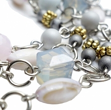 Długi naszyjnik z perłami Swarovski w gartagallery.pl