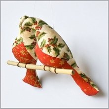 Parka pliszek na patyku