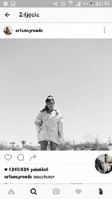 Śliczna Ariana Grande i jej...