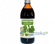 Sok z pokrzywy na:
+ włosy
...