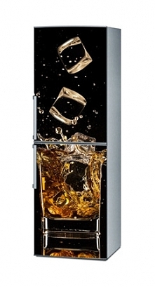Mata magnetyczna na lodówkę - Whisky z lodem 4527