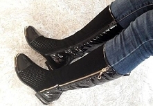 Kozaki z ażurową cholewką w cenie 39,90 zł! Dostępne w sklepie Pantofelek24