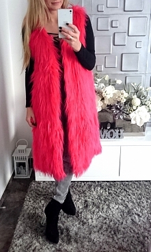 Długa kamizelka marki dressmode z dawanda