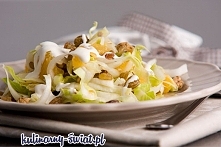 Sałatka z cykorii i pomarańczy