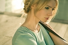 warkocz...i mietowy sweterek