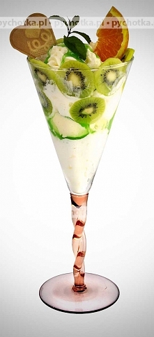 Krem koksowy z kiwi
