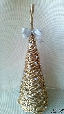 papierowa choinka