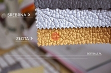 Eko skóra w kolorach złotyc...