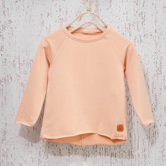 Bluza basic - brzoskwiniowa