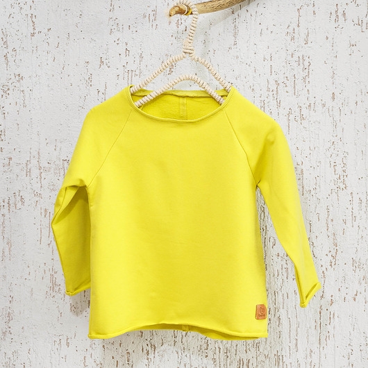 Bluza basic - limonkowa