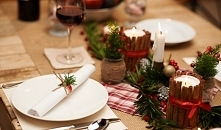 Świąteczna dekoracja stołu