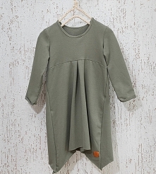 Sukienka Basic - khaki