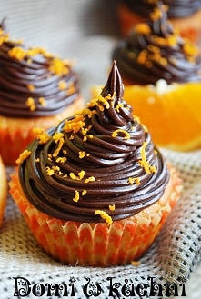 pomarańczowe muffinki