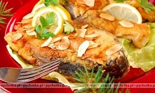 Pstrąg smażony w migdałach