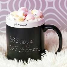 365 days, 365 chances... Kubek ze zdjecia w cenie 15zł dostępny w naszym sklepie ♥ FitDiamond.pl