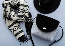 Farbotka torebka Puro z wymiennymi klapkami ----> farbotka.pl