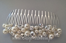 grzebień do fryzury ślubnej