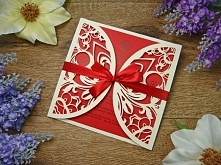 Koronkowe zaproszenia ślubne, cała oferta na stronie jotstudio.pl