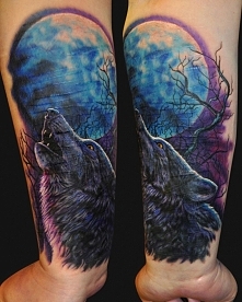 wilk wyje do księżyca