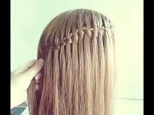 Waterfall braid- warkocz wodospad krok po kroku