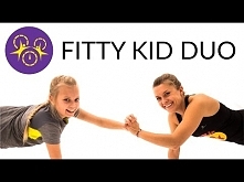 Fitty Kid Duo - Trening dla dwóch osób.
FittyKid Duo to kompletny, ogólnorozwojowy trening oparty na ćwiczeniach wykonywanych w duecie.
Dzięki temu treningowi wzmocnicie mięśnie...