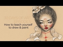 How to teach yourself to draw &amp; paint || 30 Days of Art Episode 5