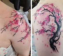 cherry tree tattoo
