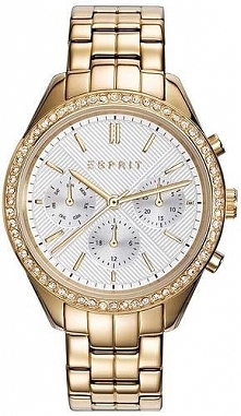 Damski zegarek złocony Esprit ES109232001 na bransolecie, wysadzany cyrkoniami
Możliwość zakupu, link w komentarzu :)