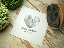 pieczątka ślubna spersonali...