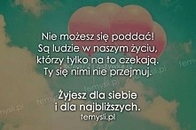 Nie możesz się poddać!