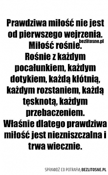PRAWDZIWA MIŁOŚĆ