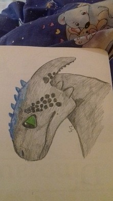 Taki tam bazgrołek :) 
Szczerbatek alfa <3