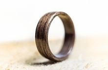 Obrączka z drewna, Wszystko w całości wykonana ręcznie. DWA-TAK.PL