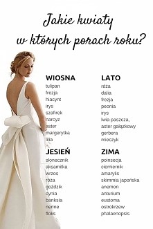 JAKIE KWIATY W KTÓRYCH PORACH ROKU ?