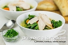 Zupa jarzynowa z kurczakiem