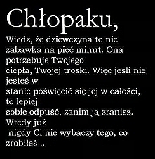 CHŁOPAKU