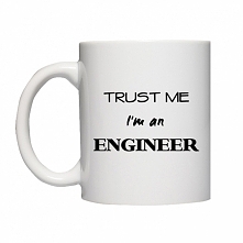 Prezent dla inżyniera kubek Trust me I'm an engineer