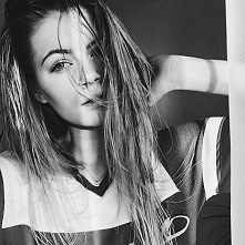 #girl #blackandwhite #hair