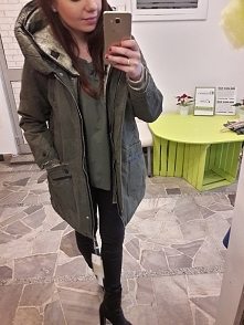 Parka z misiem :)Sprzedam L