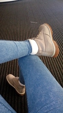 #buty #szare #cieplusie #moda #styl #zima #zła #huhu