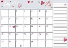 Wpadajcie na bloga po darmowy kalendarz na luty :)