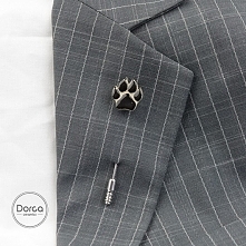 Psia łapka-wpinka do butonierki