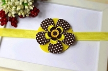 Śliczna kwiatowa opaska CASUAL