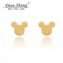 Kolczyki minimalistyczne Mouse 3 kolory-takering.pl