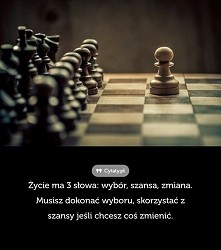 wybór, szansa, zmiana