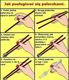 Jak jeść pałeczkami?