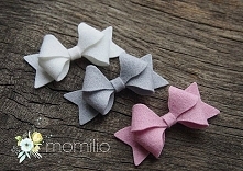 Spinki do włosów kokardki